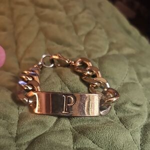 Gold Initial Bracelet